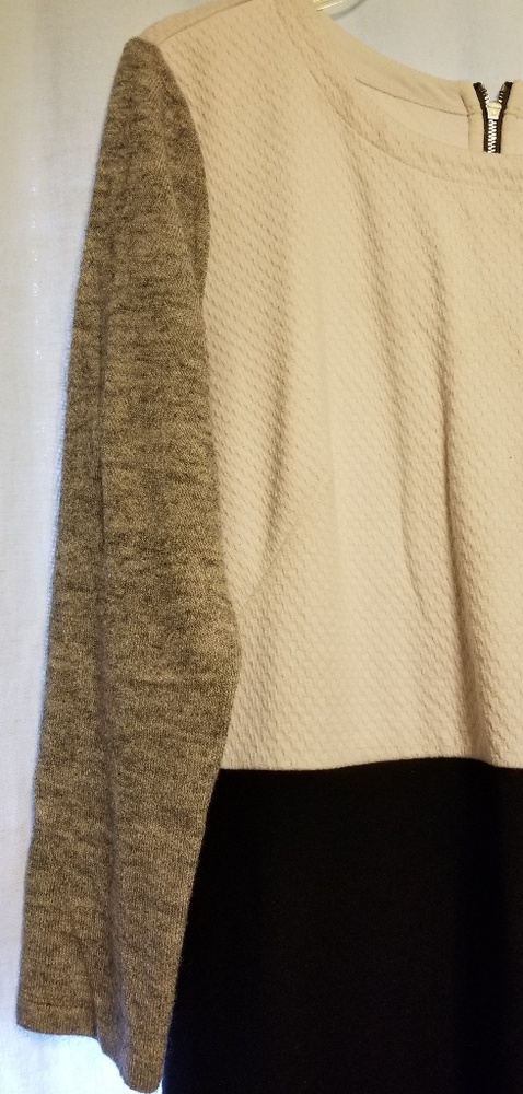 🌞 Loft 3/4 sleeve color block dress🌞